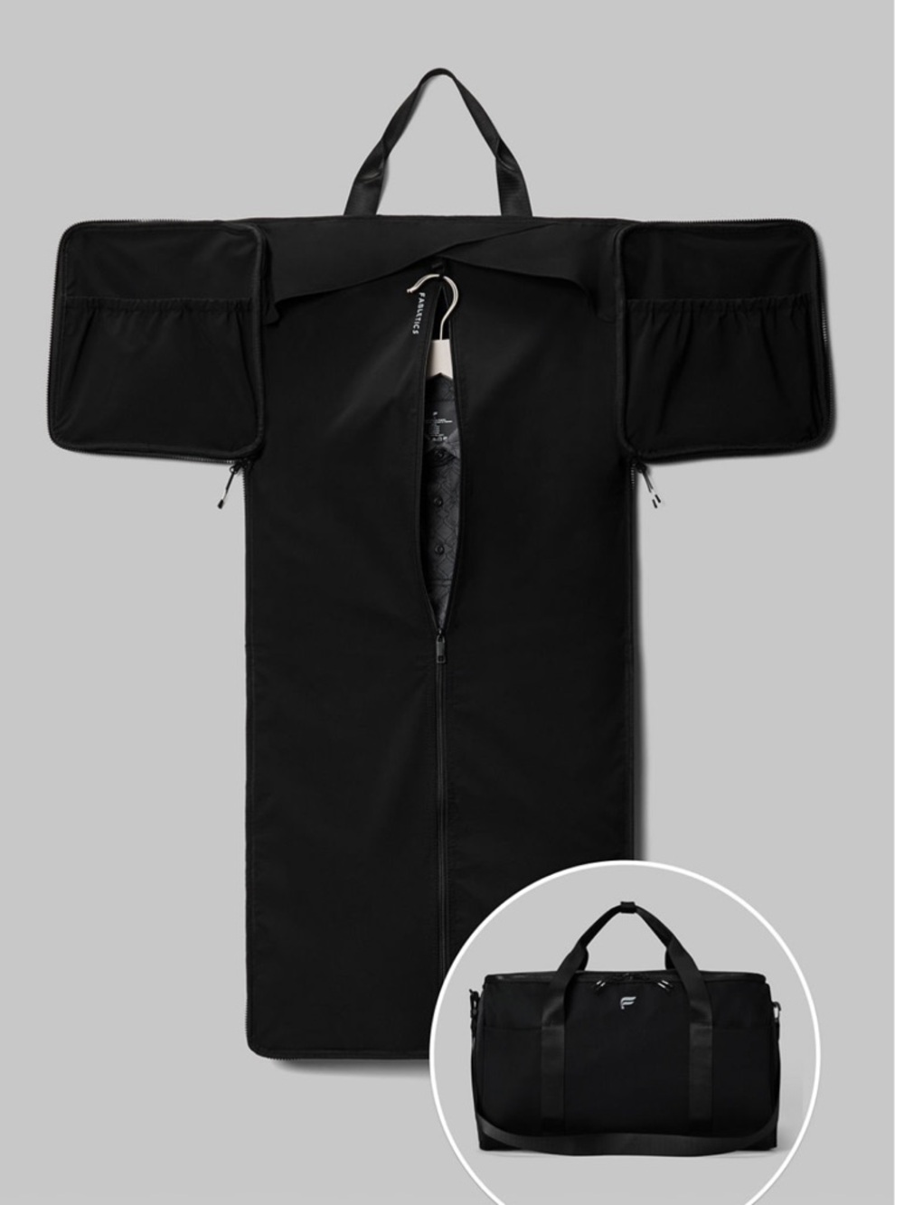FABLETICS The Convertible Travel Bag Black‎ OS NWT